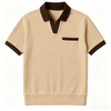 Men's Contrast Color Polo Shirt Supplier