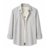 Vertical Striped Button-Down Shirt