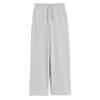 Unisex Gray Wide Leg Sweatpants