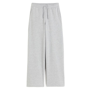 Unisex Gray Wide Leg Sweatpants