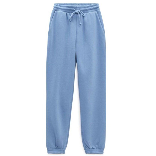 Unisex Light Blue Casual Jogger Pants
