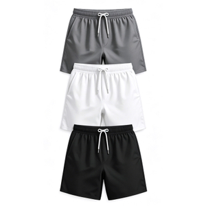 Custom Cotton Polyester Terry Mens Drawstring Shorts Factory