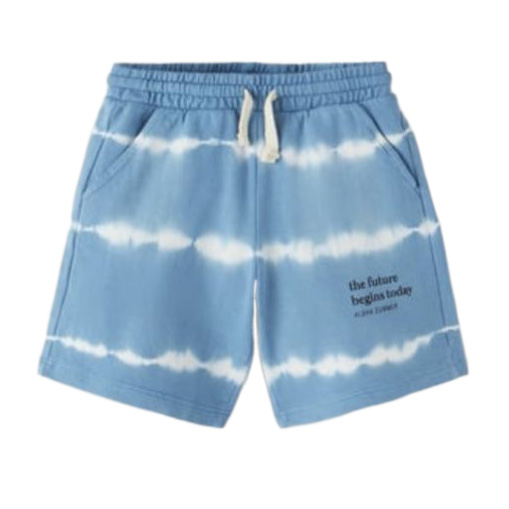 Cotton Terry Tie Dye Casual Shorts