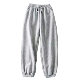 Women's Men's Gray Loose Jogger Pants