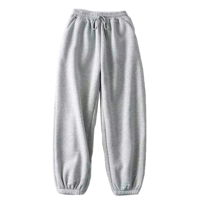 Women's Men's Gray Loose Jogger Pants