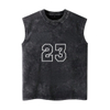 Vintage Stone Wash Cotton Mens Tank Top OEM Factory