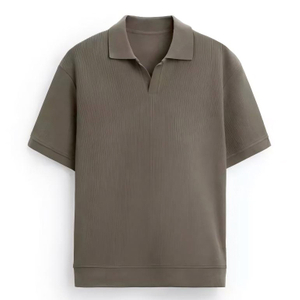 Men's Ribbed Polo Shirt Manufacturer