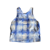 Tie Dye Print Cropped Sports Tank Top