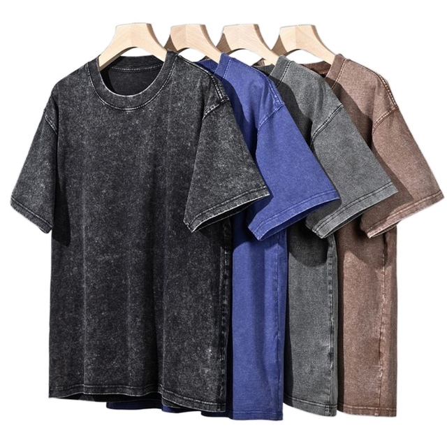 Stone Wash Vintage T Shirt Supplier Wholesale