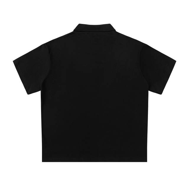 Basic Plain Pique Polo Shirt Production