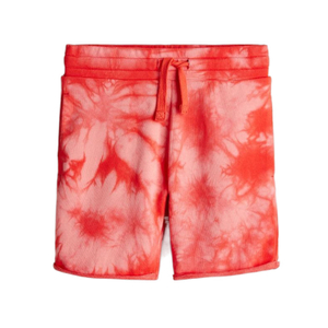 OEM Drawstring Sweat Shorts Tie Dye Men's Trainning Shorts